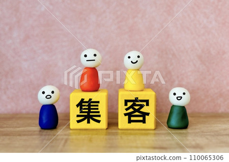 attract customers attract customers 110065306