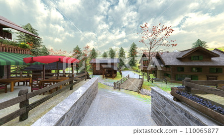 ski lodge ski lodge 110065877