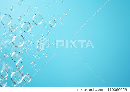 Water surface texture with bubbles and splashes. Clear water abstract nature background Water surface texture with bubbles and splashes. Clear water abstract nature background 110066659