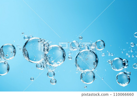 Water surface texture with bubbles and splashes. Clear water abstract nature background Water surface texture with bubbles and splashes. Clear water abstract nature background 110066660