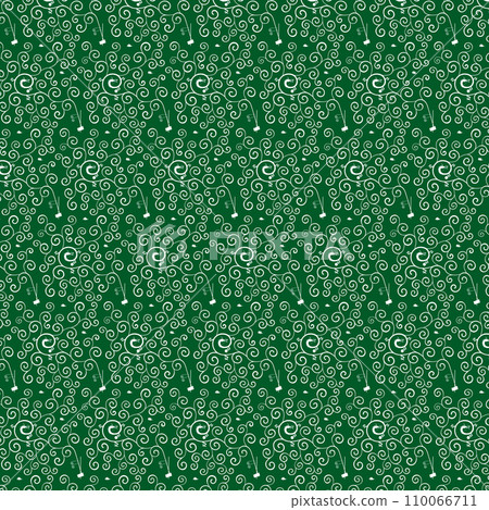 龍與二胡圖案綠色 110066711