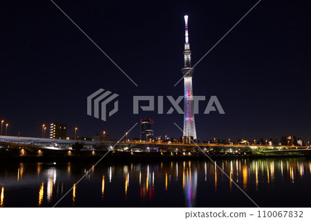 Tokyo Sky Tree and Sumida River Tokyo Sky Tree and Sumida River 110067832