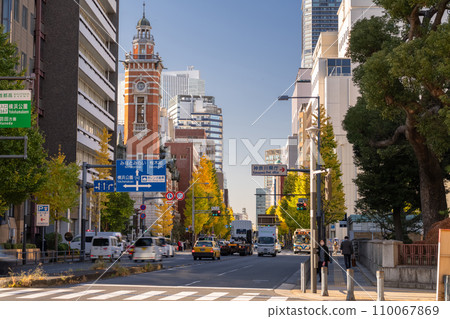 [神奈川縣] 秋天的橫濱，現代的城市景觀 110067869