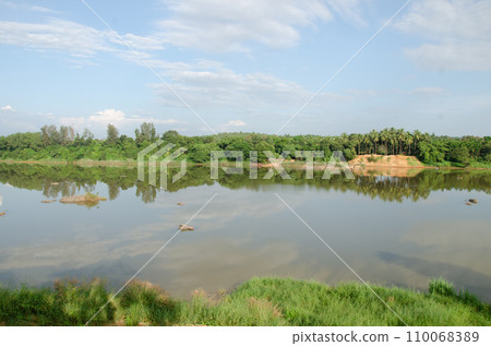 Netravati River at Thumbe in Mangalore, India Netravati River at Thumbe in Mangalore, India 110068389