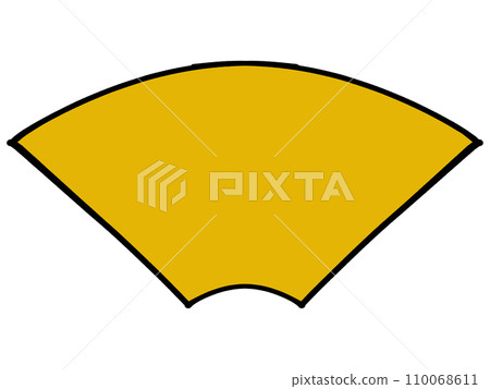 簡單的扇形插畫素材 110068611