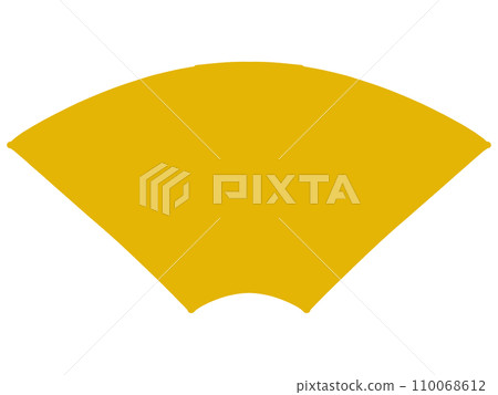 簡單的扇形插畫素材 簡單的扇形插畫素材 110068612