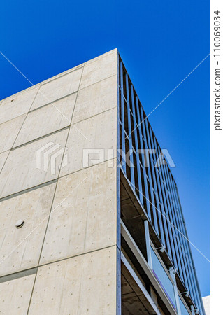 Blue sky and building 110069034