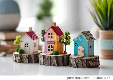 可愛的房子黏土模型-1 110069756