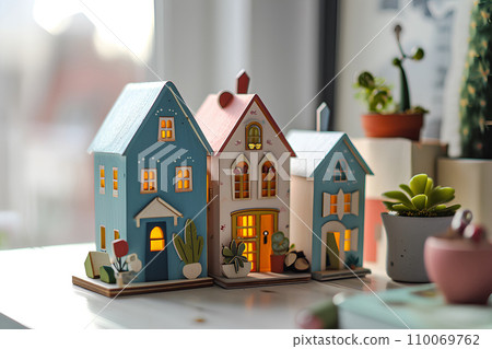 Cute house clay model-2 110069762