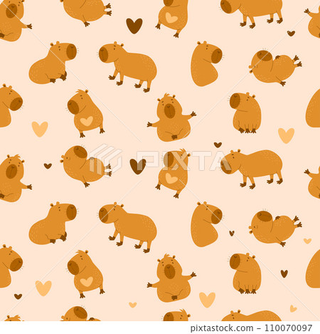 Cute Cat With Rat Seamless Pattern For Fabric Textile Wallpaper Background  Backgrounds