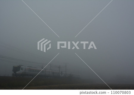 HC85 series limited express Hida running in the fog (Tokaido Main Line Azuchi - Notogawa, December 2023) HC85 series limited express Hida running in the fog (Tokaido Main Line Azuchi - Notogawa, December 2023) 110070803