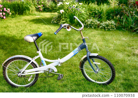 Bicycle in the garden Bicycle in the garden 110070938