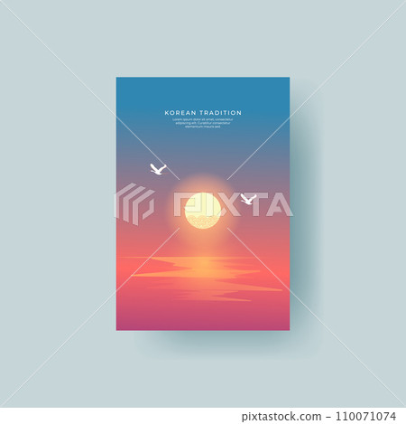 korean traditional holidays background 110071074