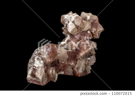 Macro stone Aragonite mineral on a black background 110072015