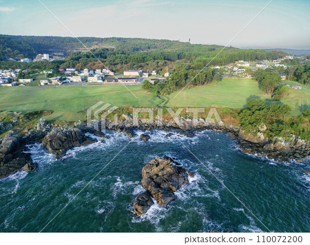 "Aomori Prefecture" Shooting the Tanesashi Coast from the sea side with a drone "Aomori Prefecture" Shooting the Tanesashi Coast from the sea side with a drone 110072200