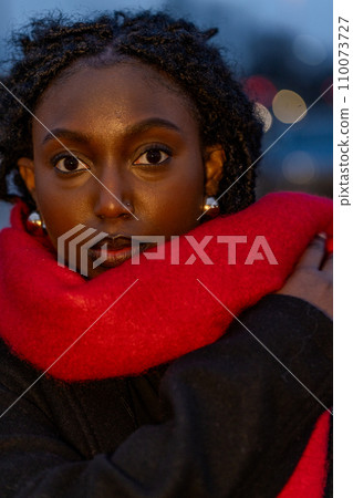 Enigmatic Evening in Crimson 110073727