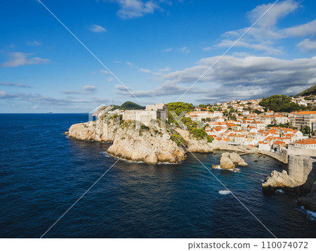 View from the walls of Dubrovnik 110074072