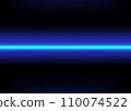 Laser beams, horizontal light rays. Blue light flares. Glowing streaks on dark background. High technology concept. Vector Illustration. 110074522