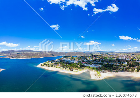 Jindabyne Aerial View in Australia Jindabyne Aerial View in Australia 110074578