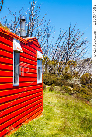 Valentine Hut in Kosciuszko National Park in Australia 110074588