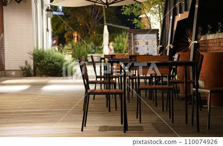 Cafe table and chair Cafe table and chair 110074926