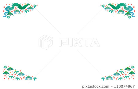 Year of the Dragon-New Year's card material 5-2 Year of the Dragon-New Year's card material 5-2 110074967