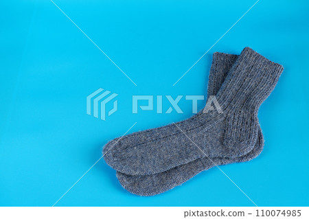 Hand knitted warm winter socks Hand knitted warm winter socks 110074985