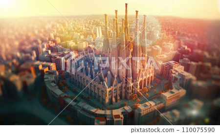 Sagrada Familia in Barcelona, Spain 110075590