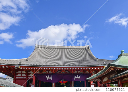 【東京】淺草寺、大紅燈籠和龍雕、仲見世商店街，還有很多來自海外的人。 110075621