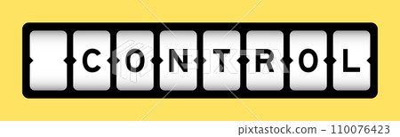 Black color in word control on slot banner with yellow color background Black color in word control on slot banner with yellow color background 110076423