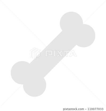 Color style icon representing pet, bone Color style icon representing pet, bone 110077033