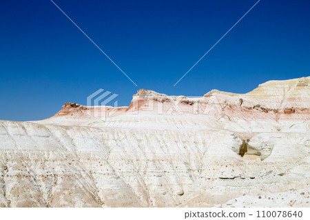 Baysary rock formation view, Mangystau region, Kazakhstan 110078640