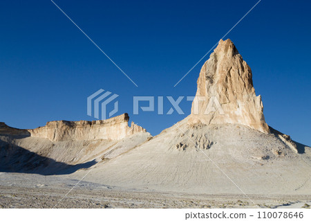 Stunning rock pinnacles in Bozzhira valley view, Kazakhstan Stunning rock pinnacles in Bozzhira valley view, Kazakhstan 110078646