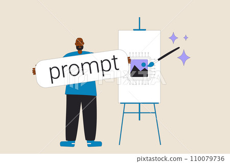 Prompt engineer new career path. Artificial general intelligence. Prompt engineer new career path. Artificial general intelligence. 110079736