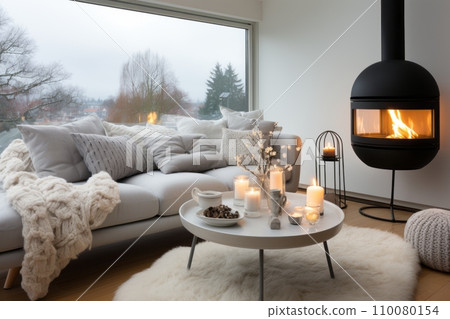 AI-generated content. Serenity and Elegance in a Stylish Minimalist Scandinavian Apartment. AI-generated content. Serenity and Elegance in a Stylish Minimalist Scandinavian Apartment. 110080154