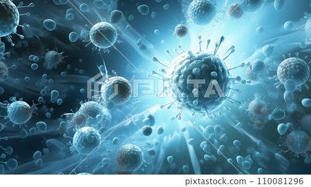 image of white blood cells 110081296