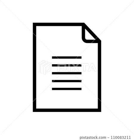 file or document icon file or document icon 110083211