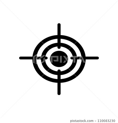 gun target icon 110083230