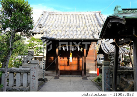 供奉相撲之神的能美須久根神社(東京都墨田區) 供奉相撲之神的能美須久根神社(東京都墨田區) 110083888