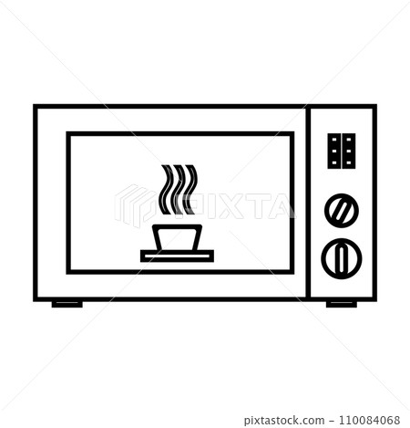 microwave oven icon 110084068