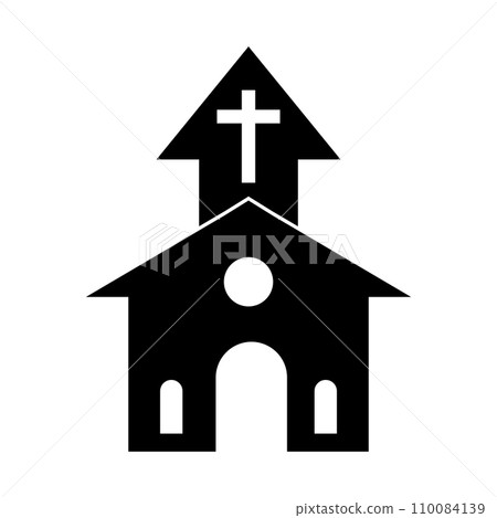 christian church icon christian church icon 110084139