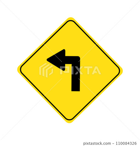 road marking icon 110084326