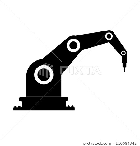 industrial robot icon industrial robot icon 110084342