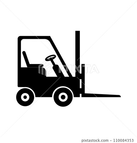 forklift icon 110084353