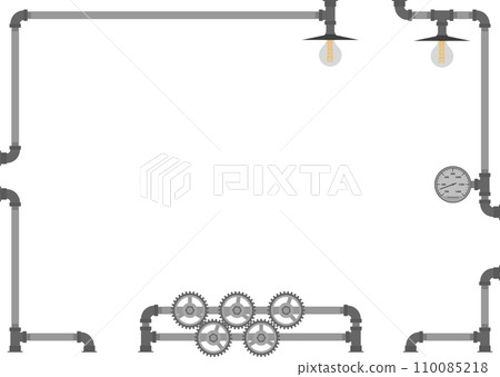 Steampunk piping frame iron solid paint Steampunk piping frame iron solid paint 110085218