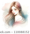 AI生成的美女頭像 110088152
