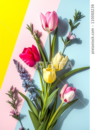 early spring bouquet 110088236