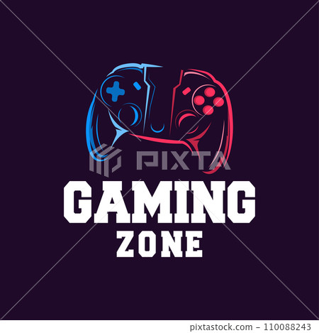 Game Console Logo, Gamer Design Gamepad Illustration Symbol Template Game Console Logo, Gamer Design Gamepad Illustration Symbol Template 110088243
