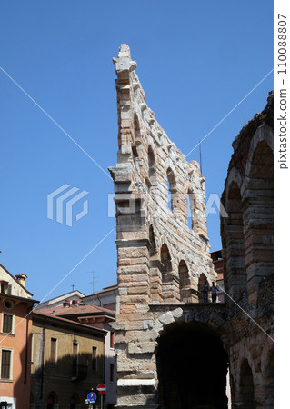 Ancient roman amphitheatre Arena in Verona, Italy 110088807