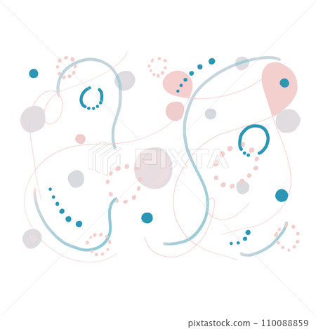 手繪幾何背景圖案向量圖 110088859